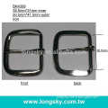 (#BK4309/38.5mm) single prong iron metal coat belt buckle for women
